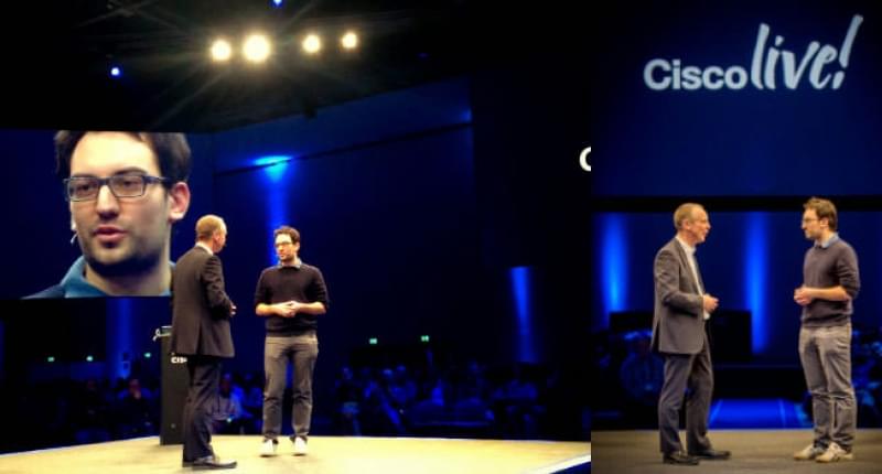 Raul Venturi all'evento IoE Hackthon al Cisco Live di Milano 2015